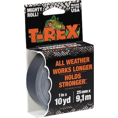 T-Rex 1In. x 10 Yd. Duct Tape, Gray 241330
